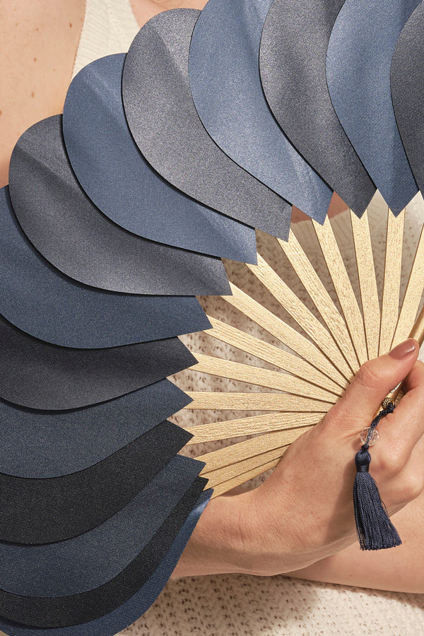 ABANICO - Multicolor Azul