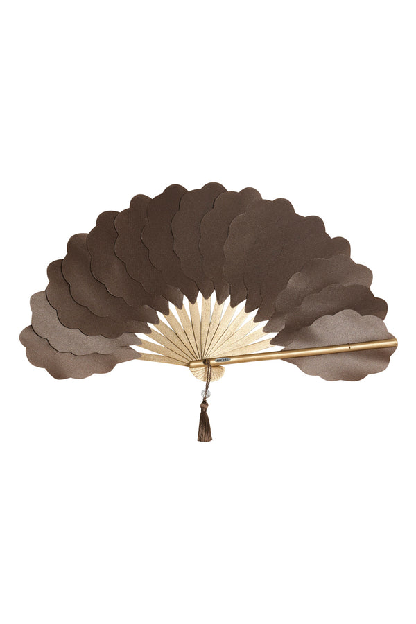 ABANICO - Ondas Pequeño Taupe