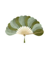 ABANICO - Multicolor verde