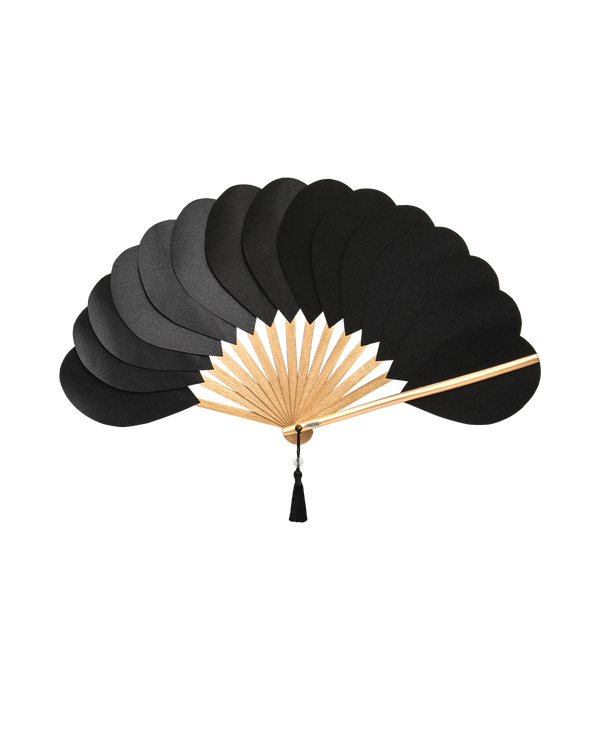 ABANICO - Negro Dorado