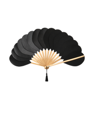 ABANICO - Negro Dorado