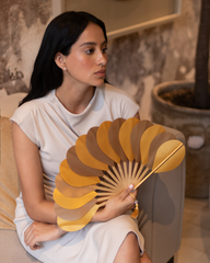 ABANICO - Multicolor ocre