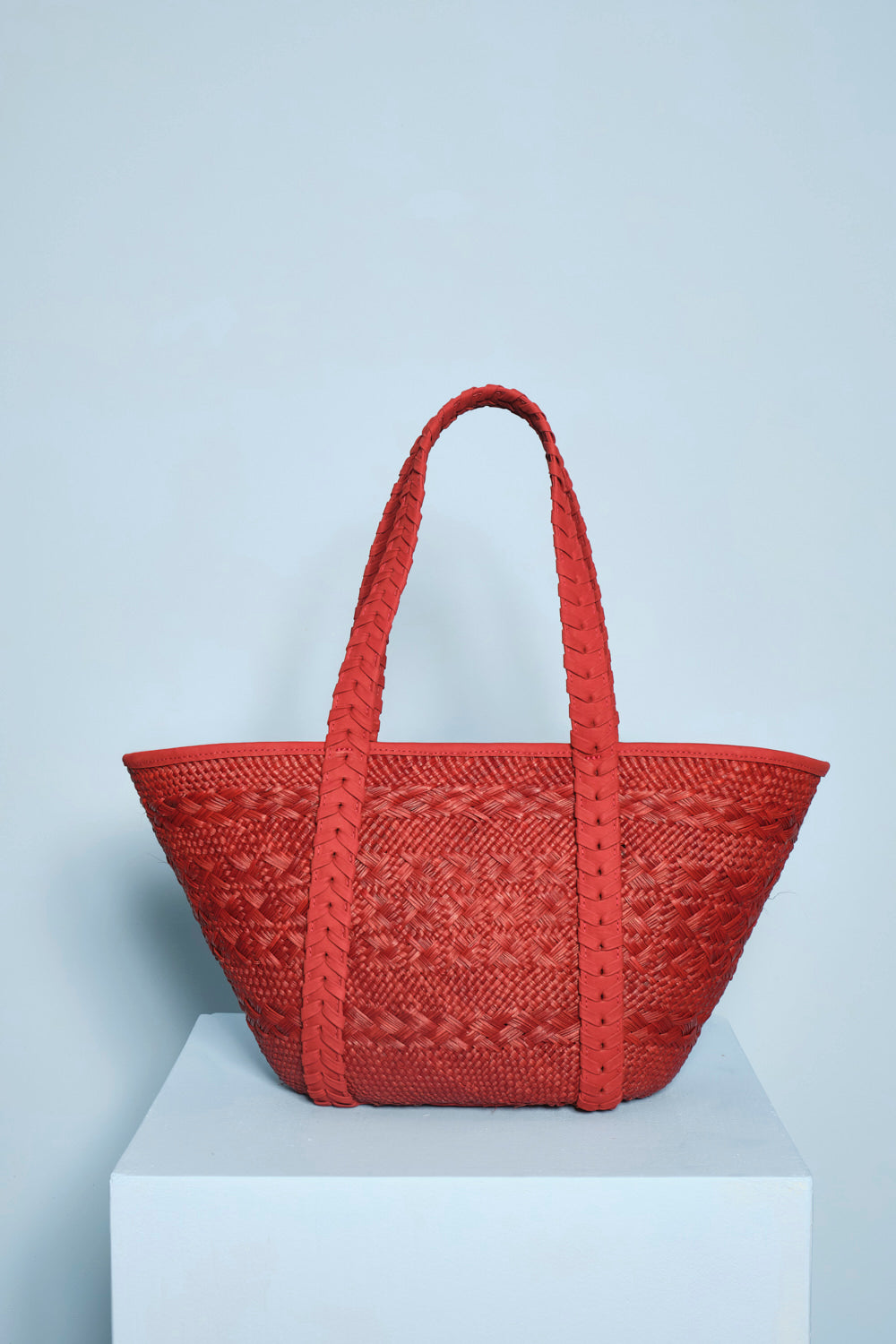 MOSAICO TRENZADA ROJA