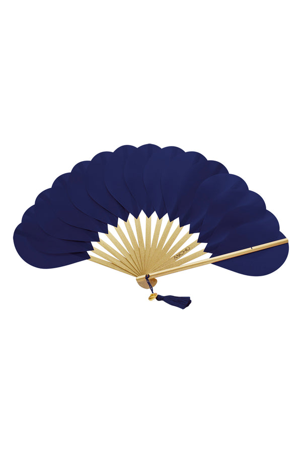 ABANICO - Navy con Dorado