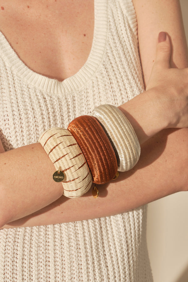 Pulsera Metalizada - Ocre