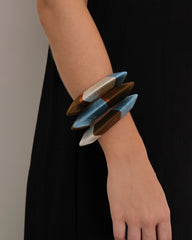 PULSERA MULTICOLOR - Celeste