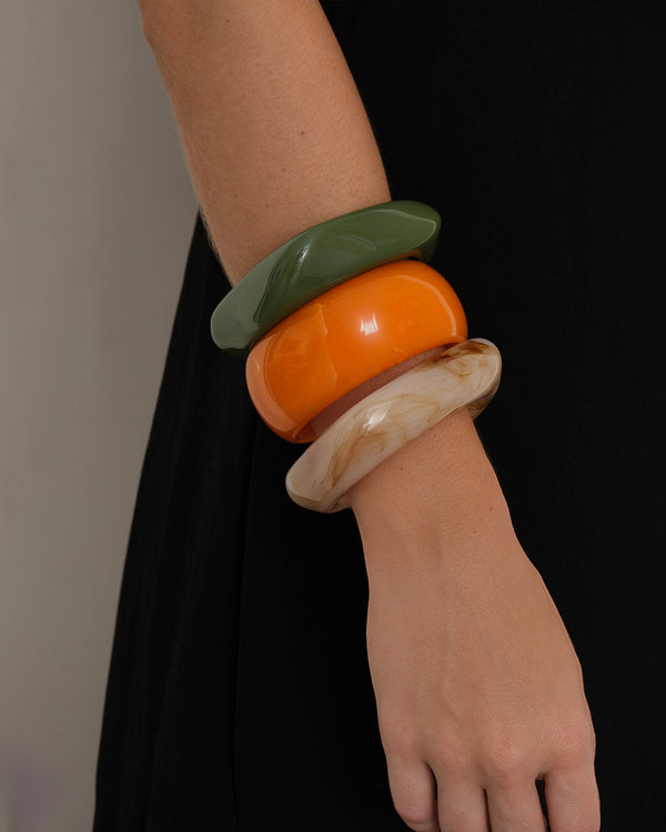 PULSERA ACRILICA - Naranja
