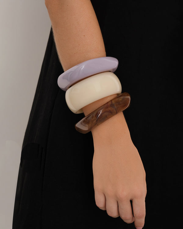 PULSERA ACRILICA - Lila